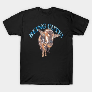 WEST AFRICAN DWARF GOAT BEING CUTE T-Shirt